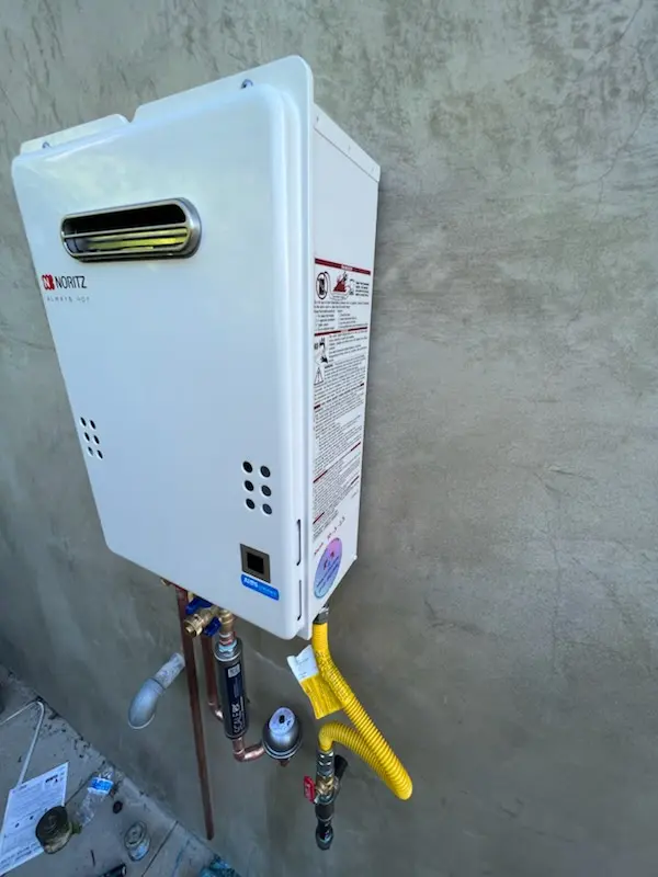 Tankless water heater installation for Habersham homes